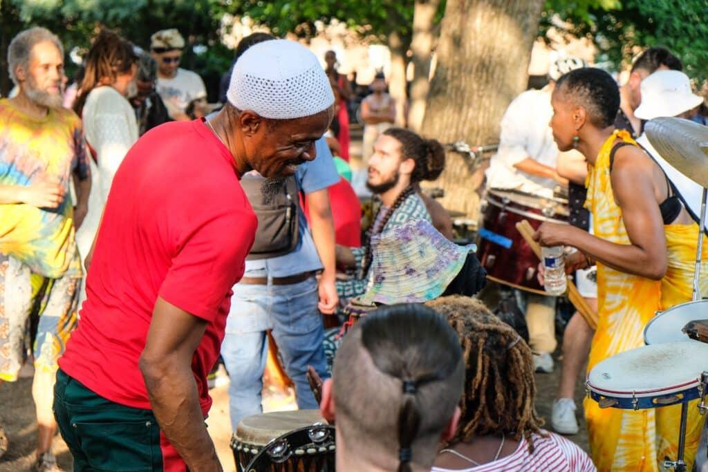 community engagement through
<p>music