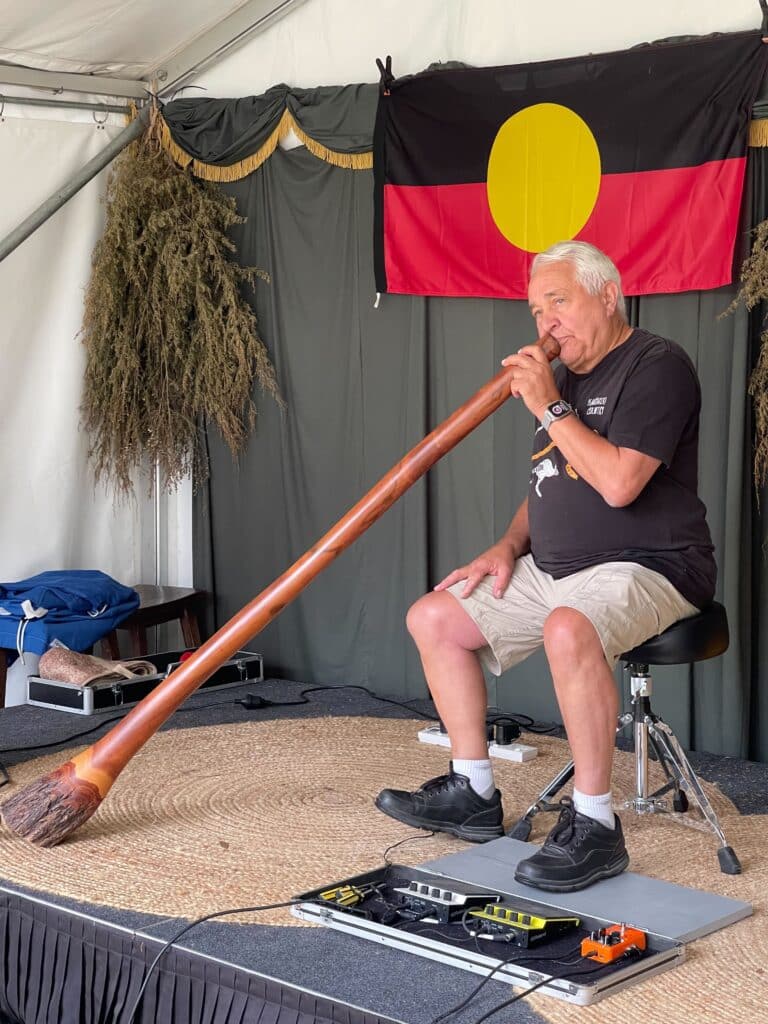 Man using
<p>instrument