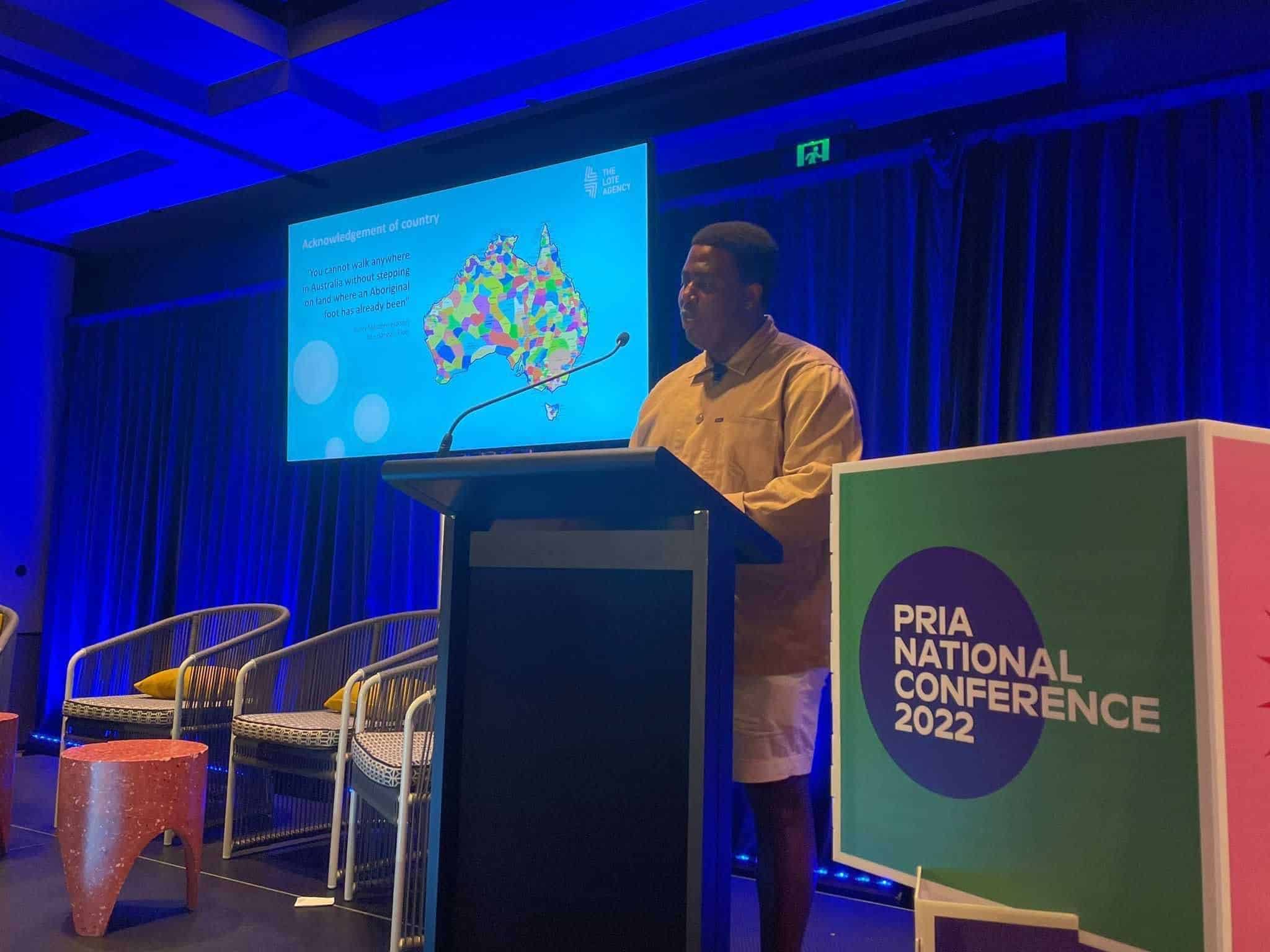 The LOTE Agency Speaks at the PRIA National Conference in Gold Coast